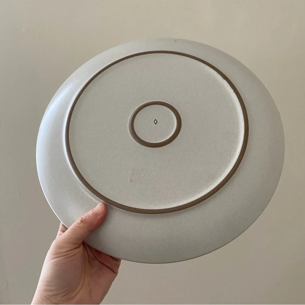 $58 New Heath Ceramics Sand Color Coupe Dinner Plate 11'' Diameter 0720-7